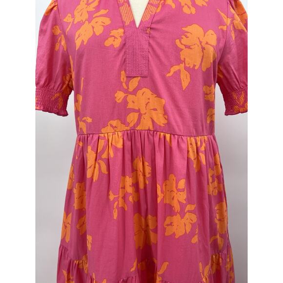 Southern Tide Nadine V-Neck Smocked Cotton Lawn Maxi Dress M NWT $178 Beach - Picture 5 of 16